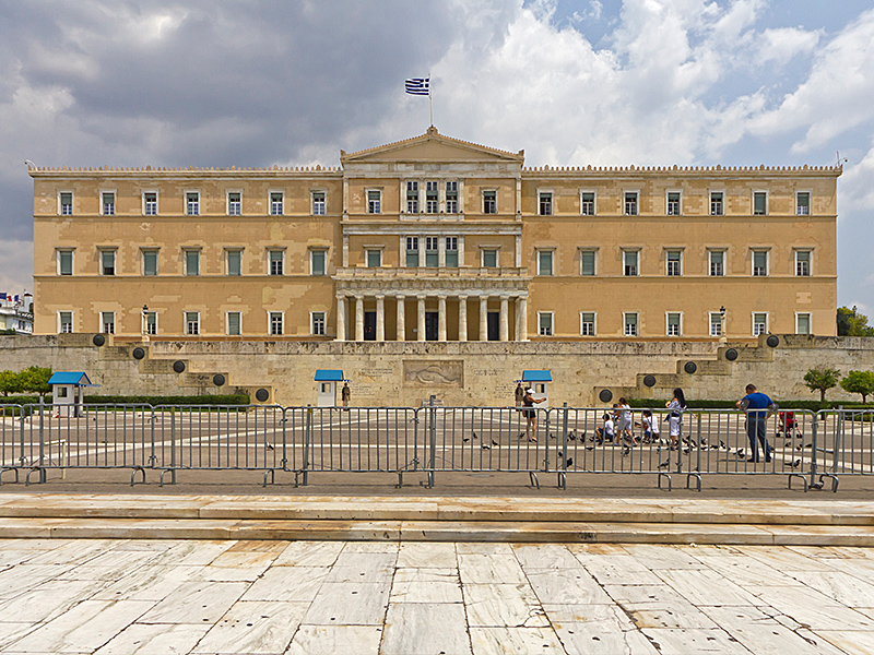 The Greek Parliament House of Athens - Sheet1
